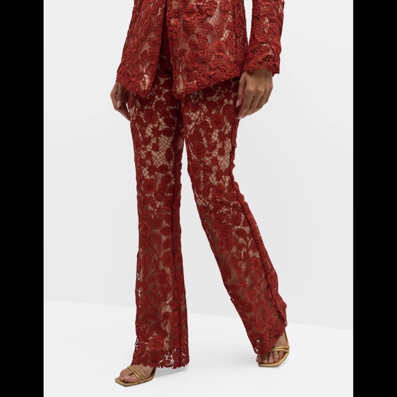 CULT GAIA Kaci Sienna Corded Lace Wide-Leg Pants NWTs Sz 6 - Picture 11 of 11